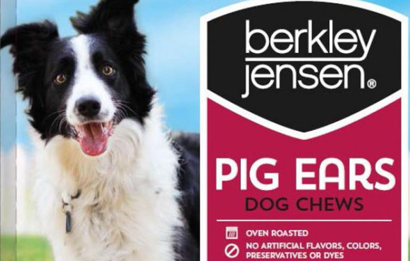 Dog Goods USA LLC élargit le rappel volontaire pour inclure les gâteries pour animaux de compagnie Berkley Jensen Pig Ears en raison d’un risque possible pour la salmonelle