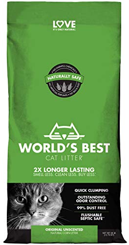 Meilleure litière pour chats au monde, formule de litière agglomérante, 28 livres