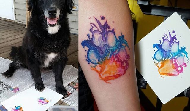 23 idées de tatouage à l’encre de patte de chien qui inspireront votre prochaine encre
