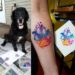 23 idées de tatouage à l’encre de patte de chien qui inspireront votre prochaine encre