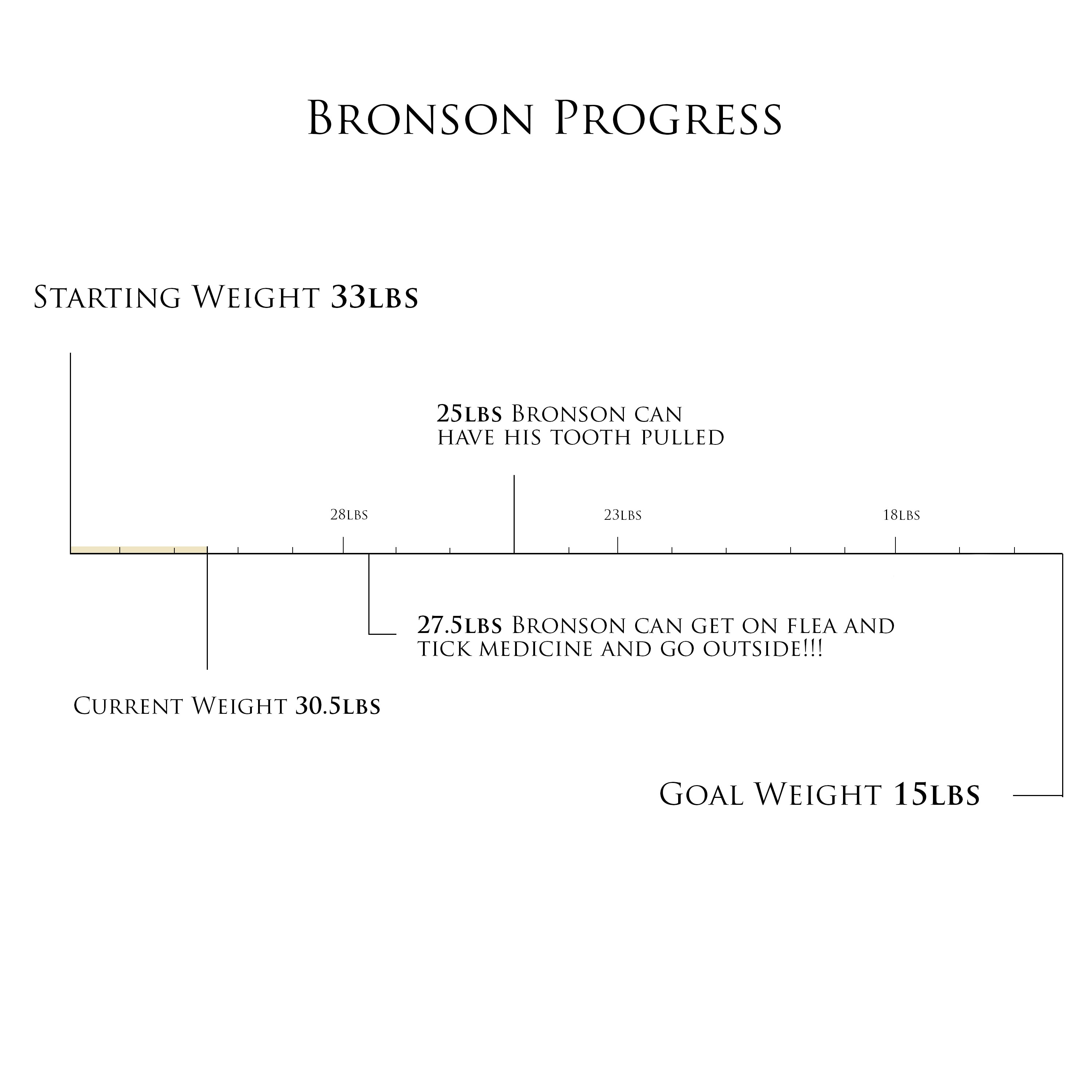Objectifs de perte de poids Bronson