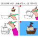 Comment dessiner un bateau de pirate facile ?