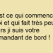 Qu'est-ce qui commence par U ?