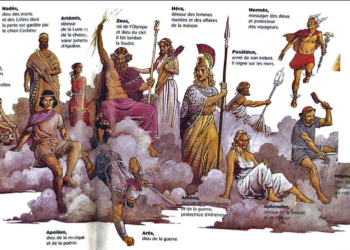Quels sont les 14 dieux grecs ?