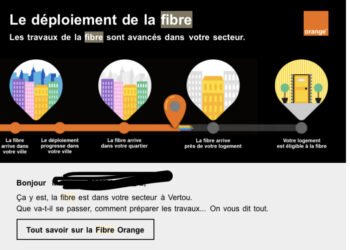 Comment connaître la date de raccordement à la fibre ?