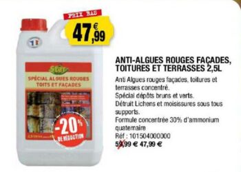 Comment enlever la mousse rouge sur les murs ?