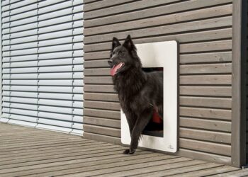 Comment installer une chatière sur une porte en PVC ?