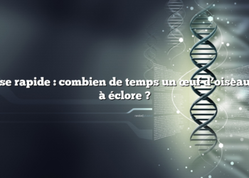 Comment savoir si un œuf d'oiseau est vivant ?