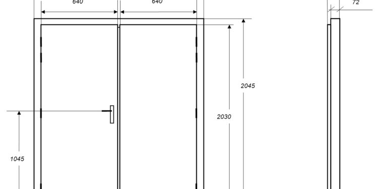 Quelle dimension bloc porte ?
