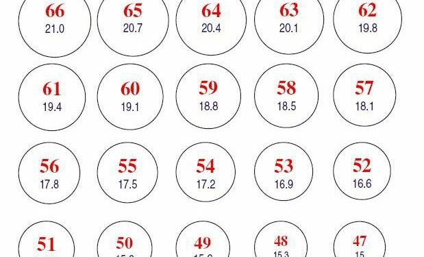 Quelle taille pour une bague de 2 cm de diamètre ?