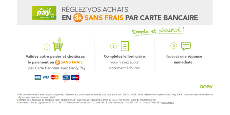 Quelles sont les conditions pour payer en plusieurs fois ?